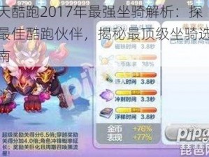 天天酷跑2017年最强坐骑解析：探寻最佳酷跑伙伴，揭秘最顶级坐骑选择指南