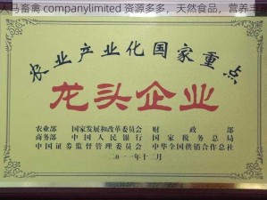 人马畜禽 companylimited 资源多多，天然食品，营养丰富