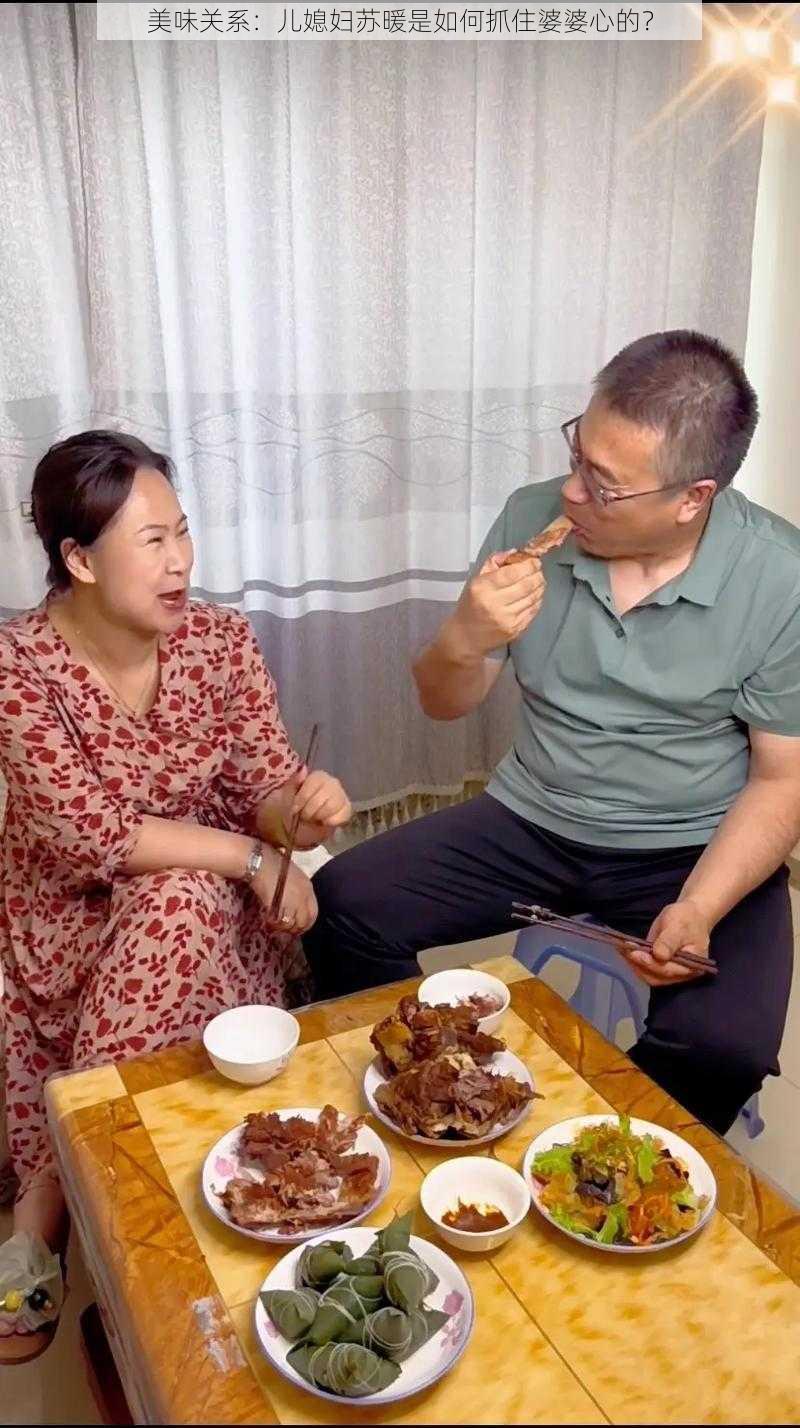 美味关系：儿媳妇苏暖是如何抓住婆婆心的？