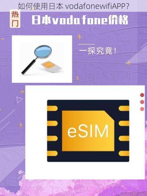 如何使用日本 vodafonewifiAPP？