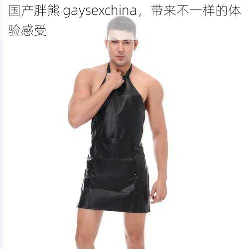 国产胖熊 gaysexchina，带来不一样的体验感受