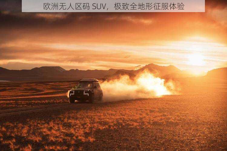 欧洲无人区码 SUV，极致全地形征服体验