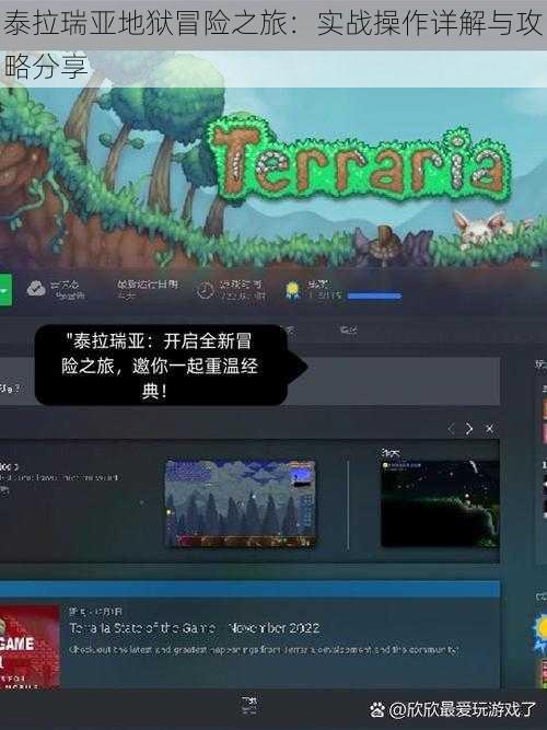 泰拉瑞亚地狱冒险之旅：实战操作详解与攻略分享