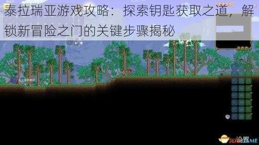 泰拉瑞亚游戏攻略：探索钥匙获取之道，解锁新冒险之门的关键步骤揭秘