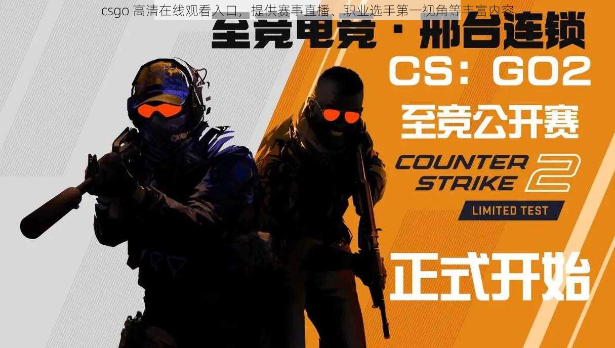 csgo 高清在线观看入口，提供赛事直播、职业选手第一视角等丰富内容