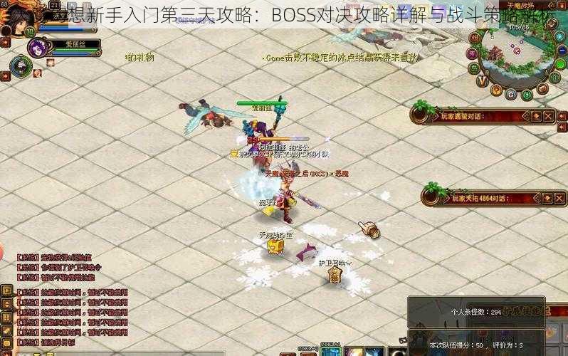 天魔幻想新手入门第三天攻略：BOSS对决攻略详解与战斗策略解析